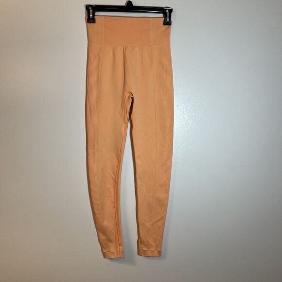 Gymshark Ultra Seamless Leggings Small Orange‎ Size small? - Picture 1 of 4